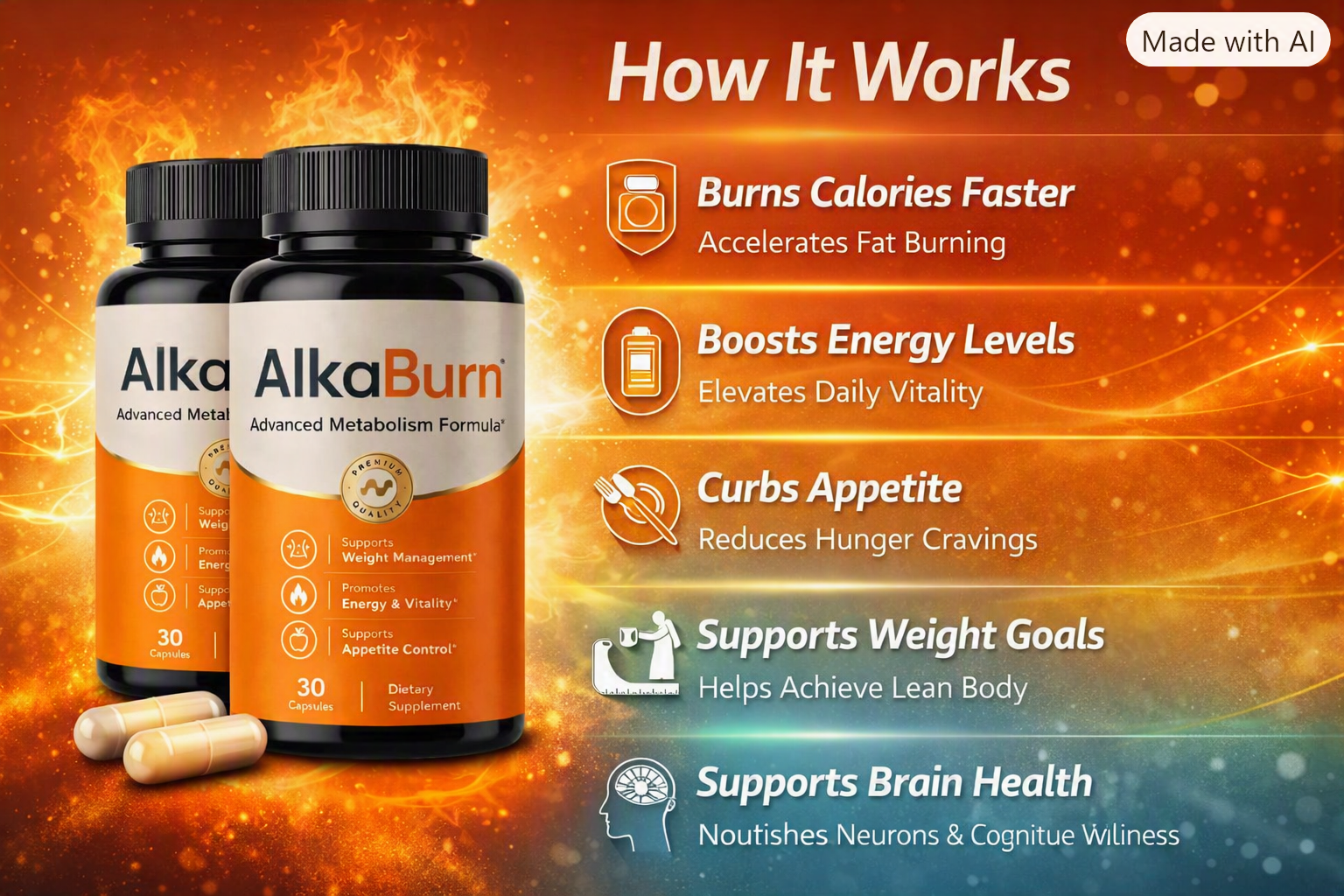 How AlkaBurn works — thermogenesis, appetite control and energy